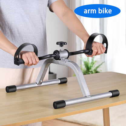 Pedal Exercise mini Exercise Bike for Leg and Arm Recovery Exercise Lightweight and Portable Floor Bike