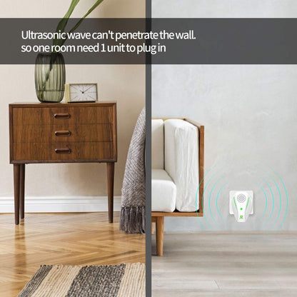 Neatmaster Ultrasonic Repeller & Insect Indoor Repeller, Electronic Ultrasonic Plug in Repellent for Roach, Mosquito, Mice, Spider, Ant, Flea, Bug, Pest Deterrent for House Garage Office Hotel-White