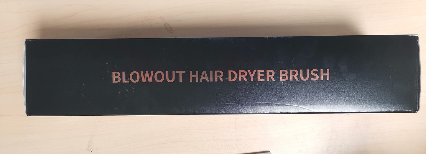 LANDOT Hair Blow Dryer Brush: One-Step Hot Air Brush with 60mm Oval Barrel - 4 in 1 HairDryer Styler and Volumizer for Drying Straightening Curling Volumizing Hair Fight Frizz and Add Volume