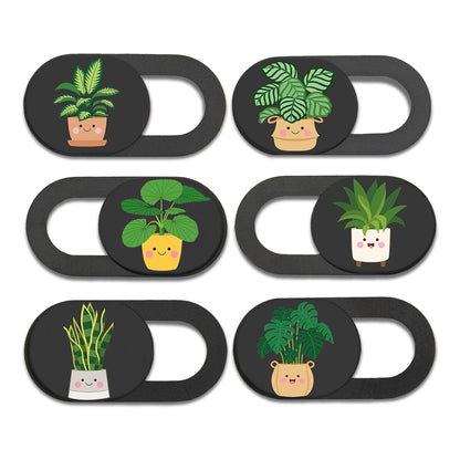 MESMOS 6pk Laptop Camera Cover Slide Cute, Laptop Accessories, Phone & Computer Camera Webcam Cover Slide, Web Cam Privacy Blocker (Small)