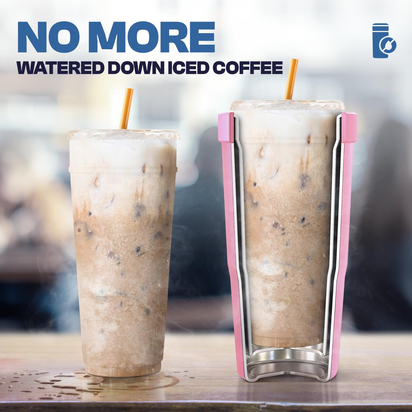 Frost Buddy Togo Buddy | 30 oz Stainless Steel Vacuum Insulated Tumbler | To Go Coffee Cup – Reusable, Iced Coffee Cups, Travel Mug, Thermal Cup for Hot & Cold Drinks, Dunkin Cup (Nebula)