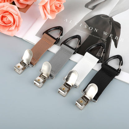 Mabor 4Pcs Travel Hat Clip Elastic Hat Holder for Purse Hands-Free Bag Accessory for Traveling Bags Backpacks Purses Luggage Outdoor Travel Accessory