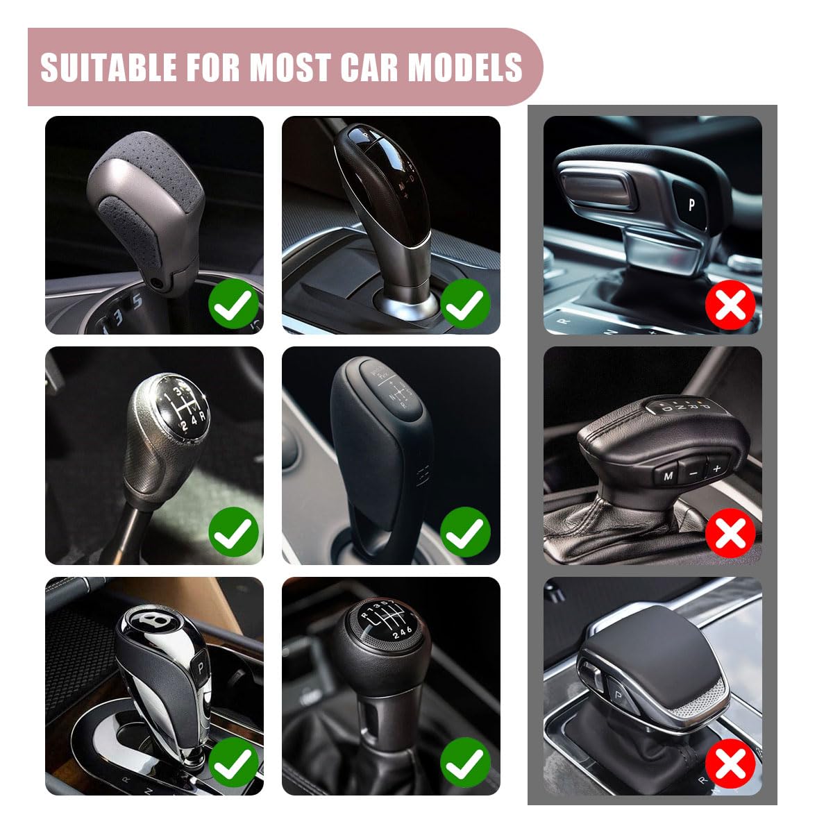 JOYCOURT Car Gear Shift Hoodie, Fashionable Gear Shift Knob Cover, Mini Hoodie for Auto Shifter, Auto Interior Cute Gadgets, Universal Car Decoration Accessories