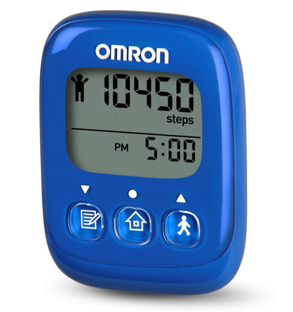Omron HJ325 Alvita Ultimate Pedometer, Blue