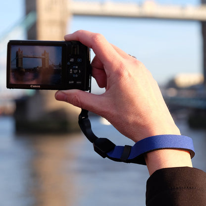 OP/TECH USA Cam Strap - QD | Quick Release Wrist Strap for Digital, Film & Vintage Cameras – Black, Made in USA