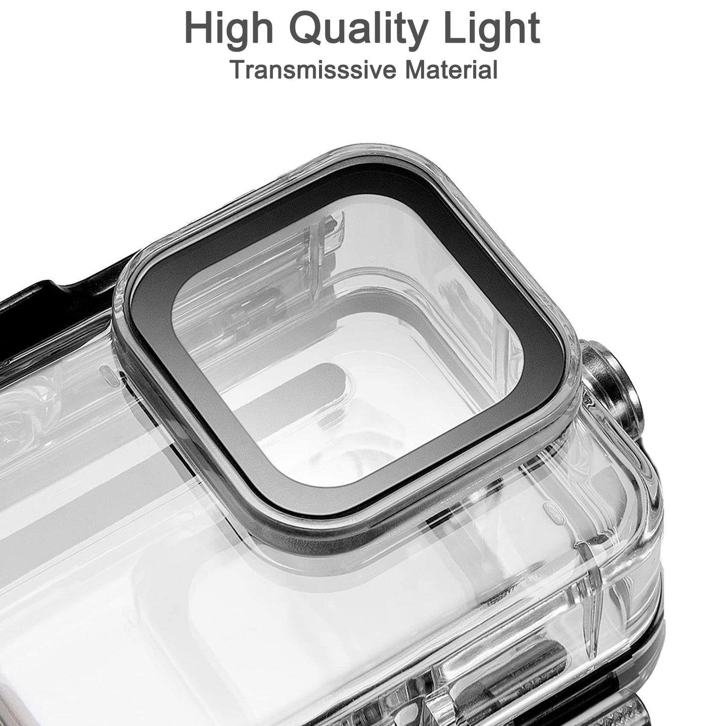 OKFUN Waterproof Housing Case for Go Pro Hero 13/12/11/10/9 Black,Protective Underwater Dive Case Shell with Quick Release Buckle Mount for Hero13/12/11/10/9 Black Action Camera Accessories