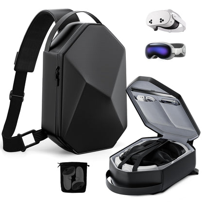 Hard Carrying Case for Oculus Meta Quest 3S/Qust 3/Quest 2/Vision Pro, Elite Strap Version/KIWI/BOBOVR Head Strap, VR Headset and Touch Controller Accessories, Full Protection for Travel/Home Storage