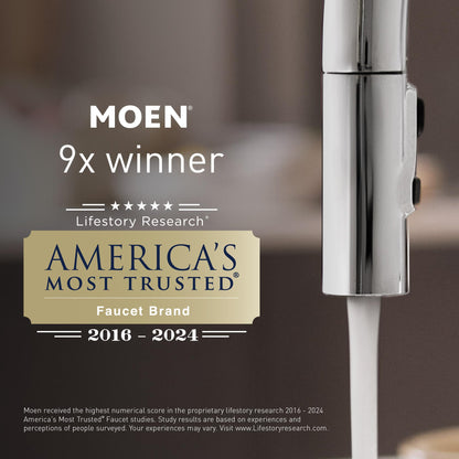 Moen Voss Polished Nickel 2.97" Decorative Metal Toilet Tank Flush Lever, YB5101NL