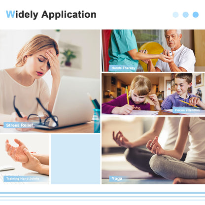 Learay 2PCS Black Obsidian Baoding Balls, Chinese Health Exercise Massage Balls with Carry Pouch for Stress Relief Hand Exercise Balls (Black/1.57 inch)