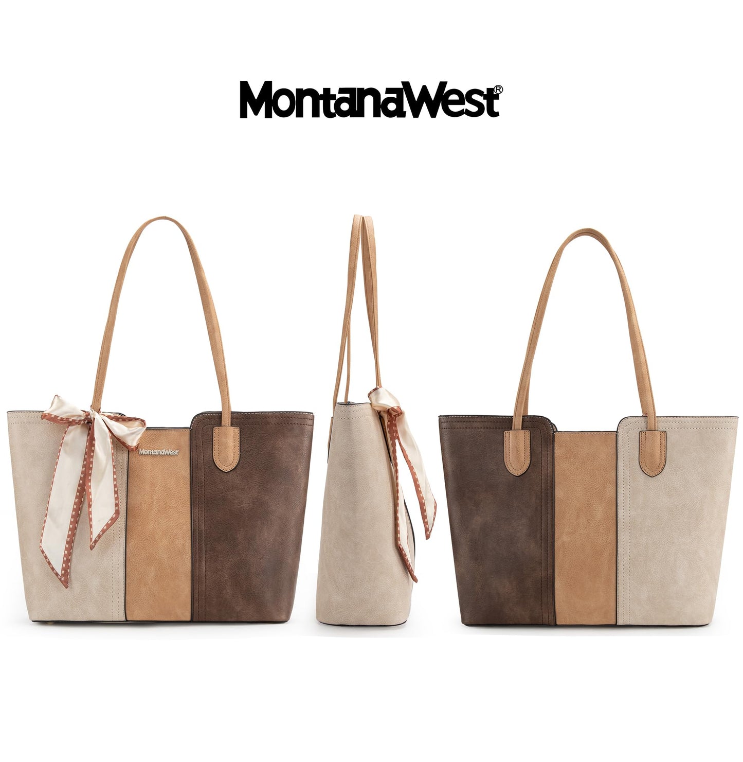Montana West Tote Bags for Women Medium Top Handle Satchel Purses Large Shoulder Handbag Hobo Bags MWC-323BTN