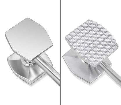 Aliglow Meat Tenderizer Hammer Tool Pounder For Tenderizing Steak Beef Poultry, Heavy Duty Dual-Sided Mallet with Soft Grip Handle - Multifunctional Kitchen Beater for Chicken,Fish, Baking