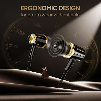 Rayleigh USB C Headphones with Microphone 3 Pack, Wired Earbuds with Heavy Bass, Type C Earphones with Noise Isolating, Compatible with iPad, Android Phones, Fits Most Type C Devices