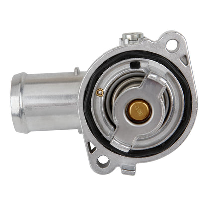 MITZONE Upgrade Aluminium Thermostat Housing Assembly Compatible with 2011-2021 Jeep Dodge RAM Chrysler 3.6L 3.2L V6 Vehicles - 200 Town & Country Avenger Grand Caravan Cherokee