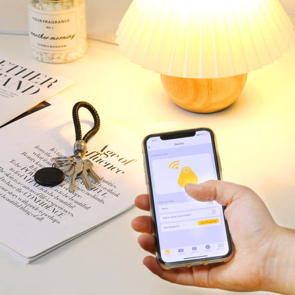 Konohan 5 Packs Portable GPS Tracking Mobile Tracking Anti Loss Smart Device Key Finder Locator GPS Finders Tracker Device for Pets Dog Cat Wallet Keychain Luggage, Alarm Reminder(Classic)