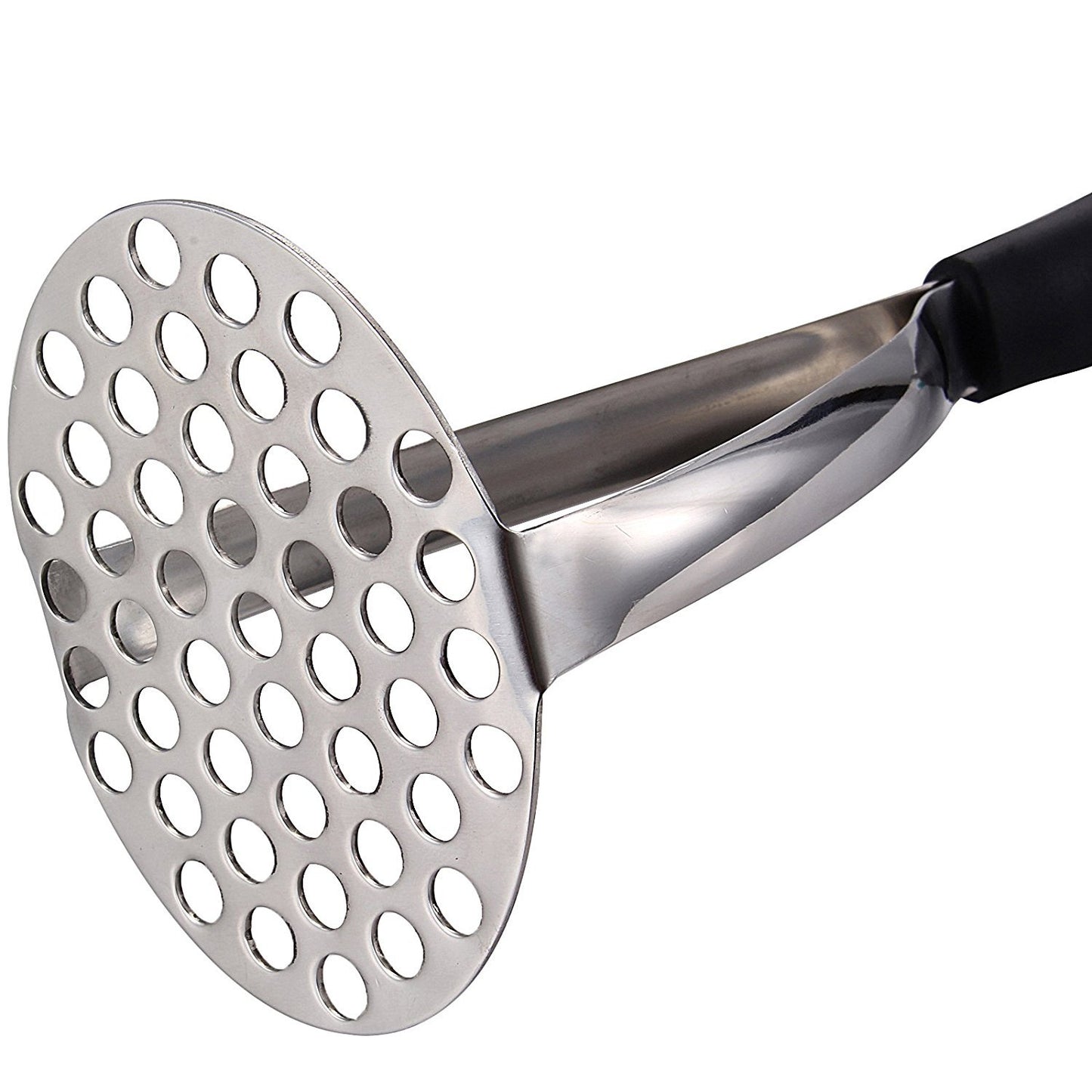 Joyoldelf Heavy Duty Stainless Steel Potato Masher, Professional Integrated Masher Kitchen Tool & Food Masher/Potato Smasher with Silicone Handle, Perfect for Bean, Vegetable, Fruits, Avocado, Meat