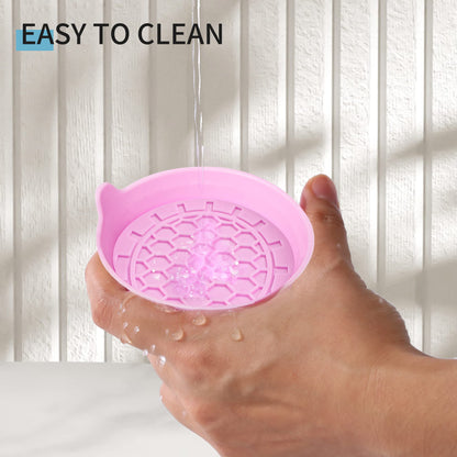 Amooca Automotive Cup Holders Universal Car Cup Coaster Waterproof Non-Slip Sift-Proof Spill Holder Car Interior Accessories 2 Pack Pink