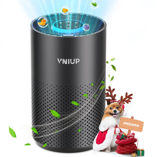 Air Purifiers for Bedroom Home up to 800 ft², Vniup H14 True HEPA Room Air Purifiers for Bedroom, with Fragrance Function Sleep Mode& Light Mode Air Cleaner for Pet Dander Odor Dust Smoke