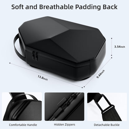 Hard Carrying Case for Oculus Meta Quest 3S/Qust 3/Quest 2/Vision Pro, Elite Strap Version/KIWI/BOBOVR Head Strap, VR Headset and Touch Controller Accessories, Full Protection for Travel/Home Storage