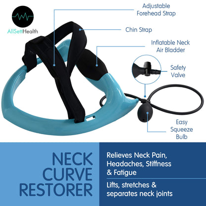 Posture Neck Exercising Cervical Spine Hydrator Pump Relief for Stiffness, Relieves Neck Pain