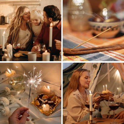 REIDEA Lighters 2 Pack R1 Flat Electronic Candle Lighter, Windproof Flameless USB Rechargeable Arc Lighter with Safe Button and Power Indicator for Candle, BBQ and Fireworks, Champagne Gold and White