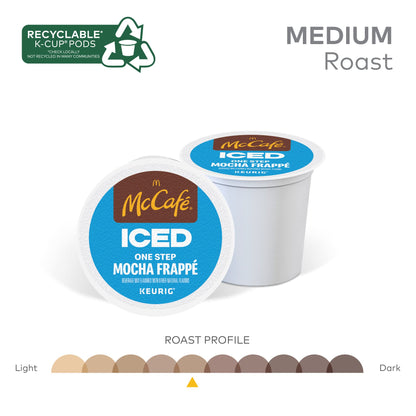 McCafe ICED One Step Mocha Frappe, Keurig Single Serve K-Cup Pods, 20 Count
