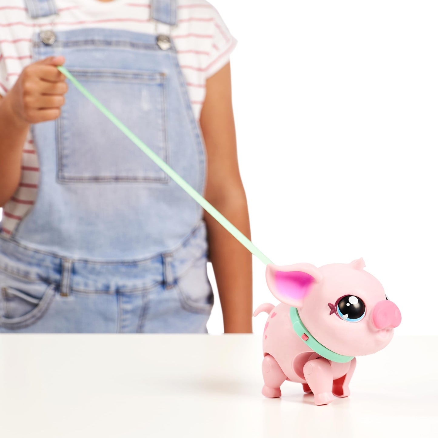Little Live Pets My Pet Piggly The Toy Pig, Interactive Walking Pig Toy with 25+ Sounds and Detachable Leash, Pigs Toys for Kids of Ages 5+
