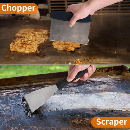 Latiret Blackstone Griddle Accessories Kit, 23Pcs Grilling Accessories Set for Camp Chef, Flat Top Griddle Accessories with Scraper, Spatula, Basting Cover, Outdoor Grill Tools