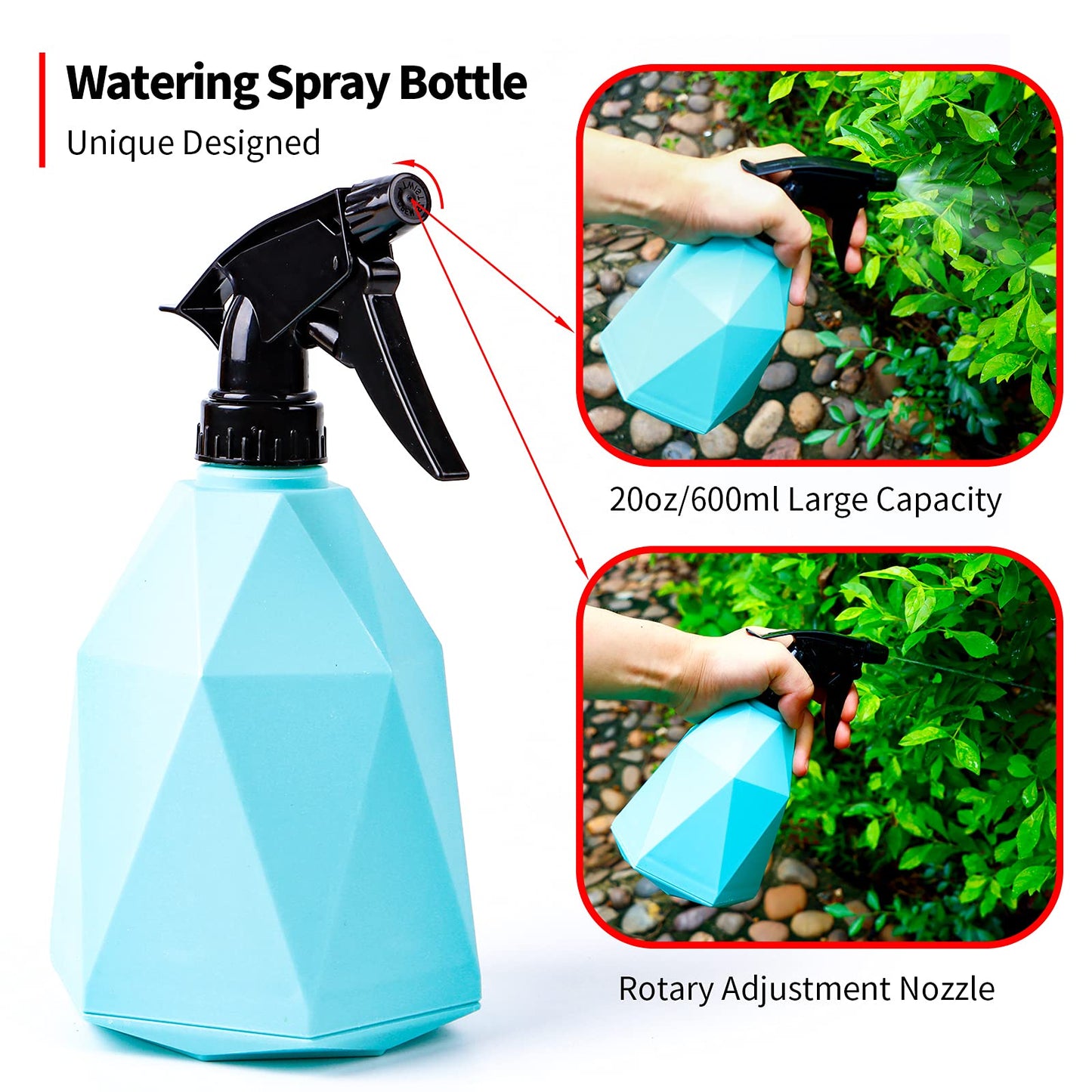 JUMPHIGH Womens Gardening Gifts Set - Floral Gardening Tools with Tote Bag - Gifts for Mom, Girlfriend or Women - Birthday, Christmas (Blue)