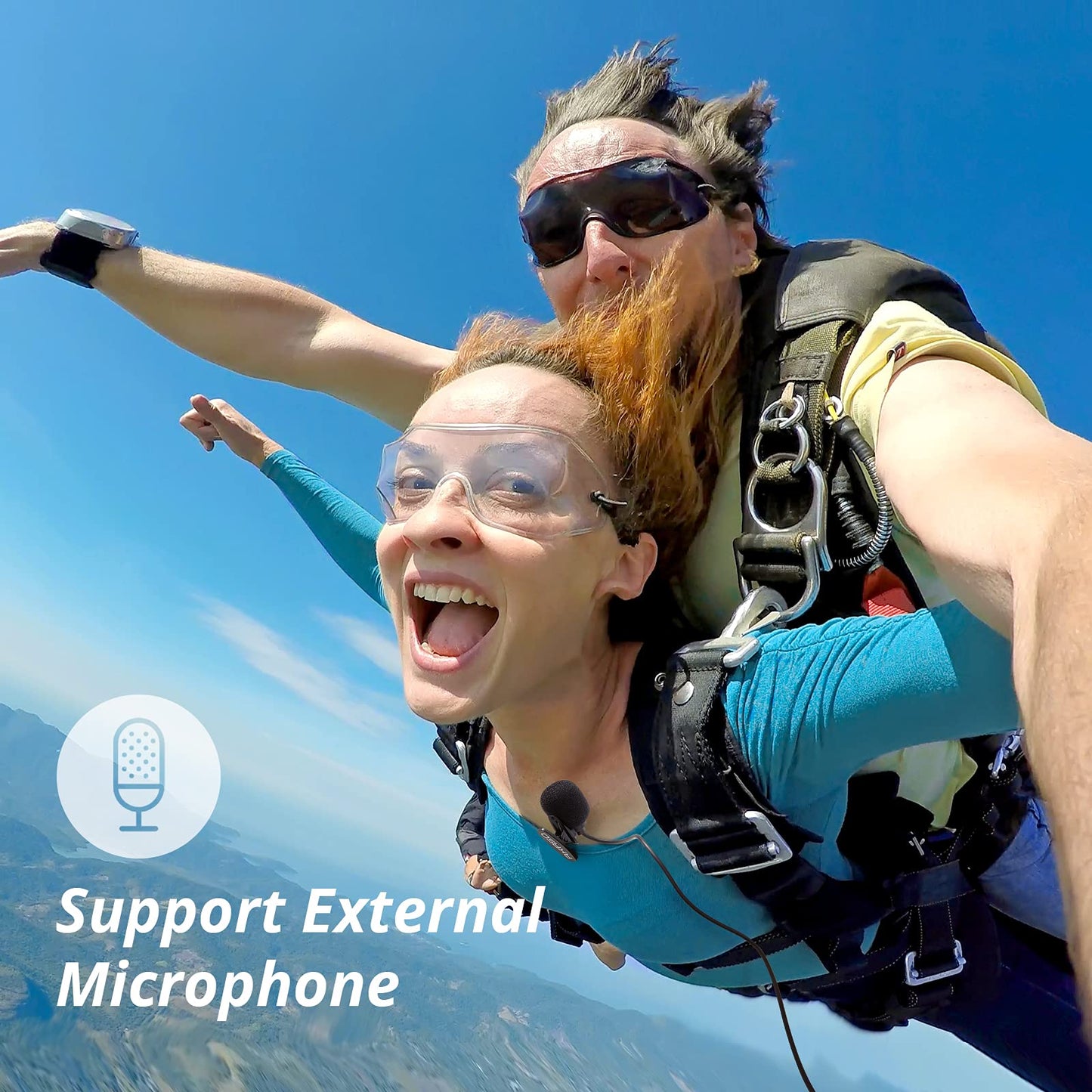 AKASO Brave 4 Pro 4K30FPS Action Camera - 131ft Underwater Camcorder Waterproof Camera with Touch Screen Advanced EIS Remote Control 5X Zoom Underwater Camera Support External Mic