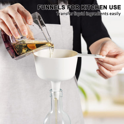 Recogwood Measuring Cups and Spoons set 10 Pieces, Stackable Measuring Cup with Lid, Kitchen Cooking Baking Measuring Spoons Set for Liquid and Dry, BPA Free, Dishwasher Safe