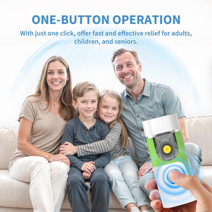 Portable Nebulizer for Adults and Kids,Rechargeable Handheld Mesh Nebulizer Machine, Travel & Home Use, Fast Relief for Breathing Problems, Ultra Quiet Auto-Cleaning