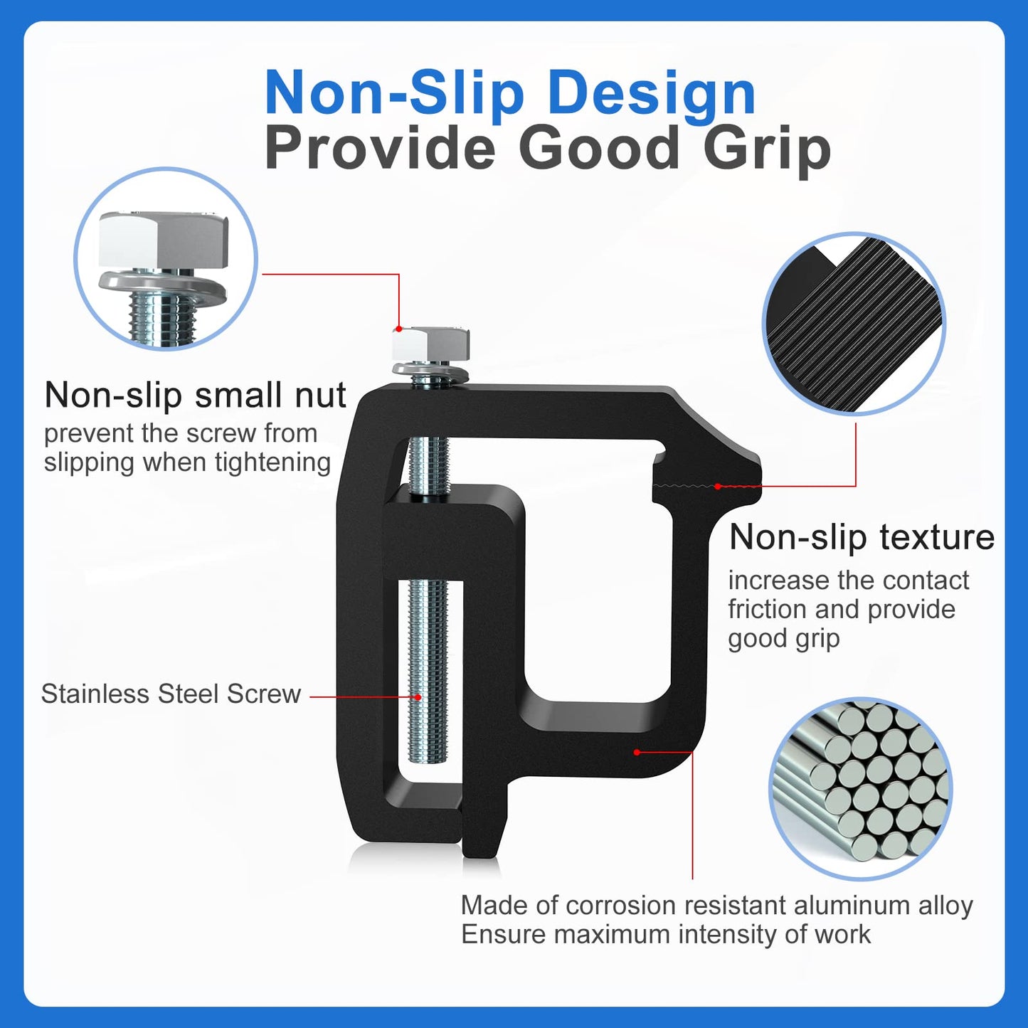 moveland 8 PCS Camper Shell Clamps - Heavy Duty Truck Topper Clamps - No Drilling Required Truck Cap Clamps for Chevy Silverado Sierra/Dodge Dakota Ram 1500 2500 3500, F150 F250, Titan, Tundra