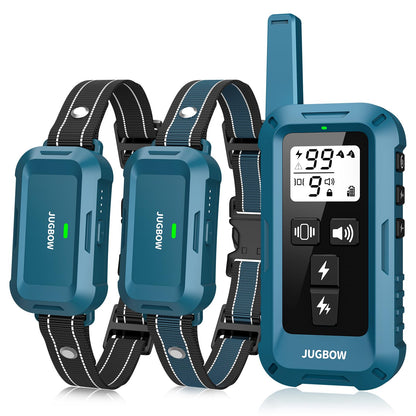 Jugbow Dog Shock Collar 2 Dogs - 4200FT Dog Training Collar with Remote, IPX8 Waterproof E Collar for Dogs Training, Rechargeable Collars for Dogs (10-120lbs)