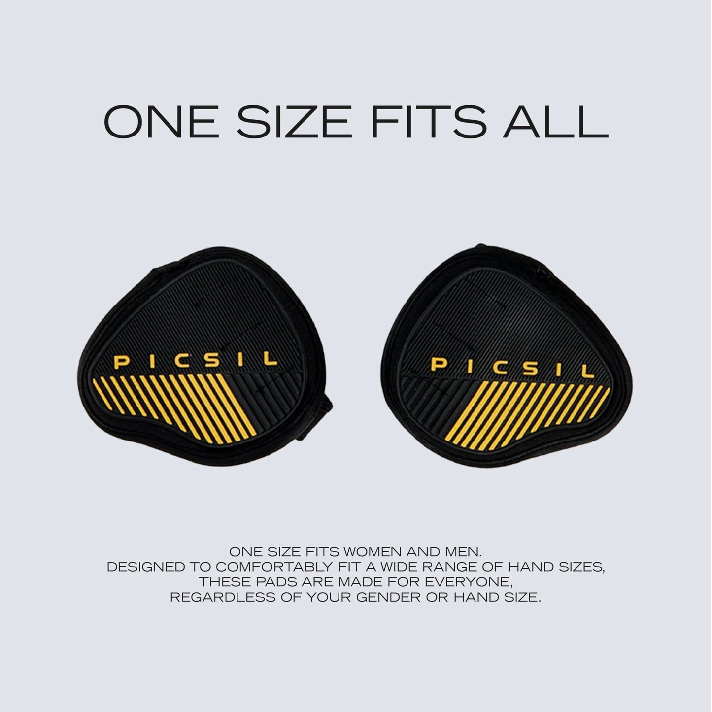 PICSIL - Fitness Grips Pads | Alternative to Gym Gloves | Strong Neoprene Grip for Weightlifting & Cross Training | Suitable for Men & Women | Design for Dumbbells and Pull Ups | One Size | Army