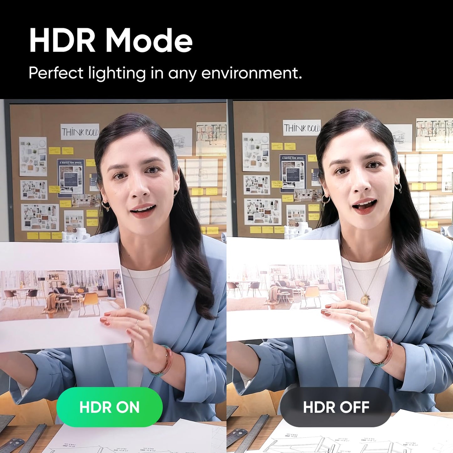 Insta360 Link - PTZ 4K Webcam with 1/2" Sensor, AI Tracking, Gesture Control, HDR, Noise-Canceling Microphones, Specialized Modes, Webcam for Laptop, Video Camera for Video Calls, Live Streaming