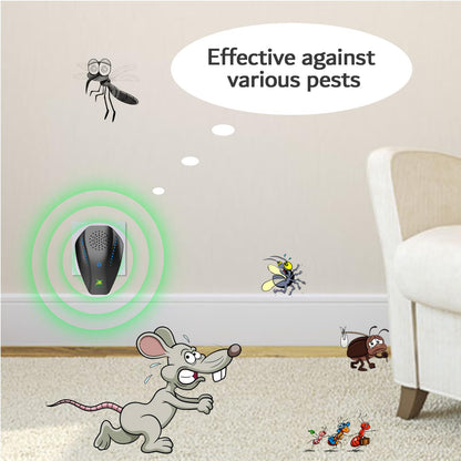 Neatmaster Ultrasonic Pest Repeller, Electronic Pest Repellent Ultrasonic Plug in for Roach, Mosquito, Mice, Spider, Ant, Flea, Bug, Pest Control for House Garage Office Hotel