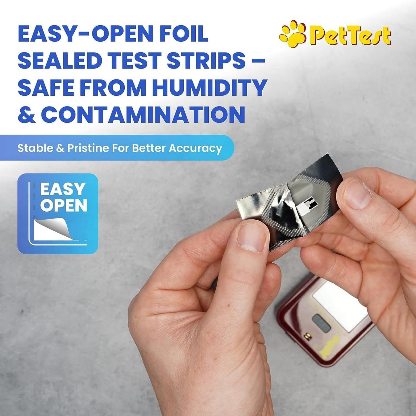 PetTest Beginner Glucose Monitoring Kit for Dogs & Cats, Diabetic Pet Blood Sugar Check Gear, Includes Classic Meter, 25 Test Strips, 25 Safety Lancets, Soft Carrying Case, and More