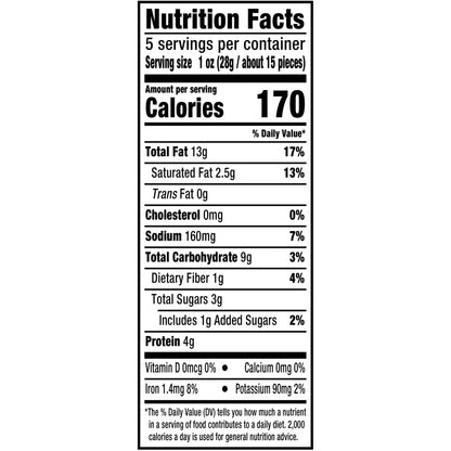 PLANTERS Cashews Rosemary & Sea Salt - Trail Mix Snack Packs - Snack with Rosemary & Sea Salt, Party Trail Mix, 5 Oz Bag, Pack of 1