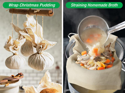 Olicity Cheese Cloth Roll,Grade 100,3x30Ft, 90 Sq Feet, Reusable Cheese Cloths with Closed Edges Fabric Fine Mesh Cloth, Unbleached Cotton Muslin Bulk Cheesecloth Roll for Straining, Crafts - 10 Yards