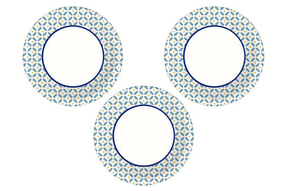 Heavy Duty Disposable Appetizer and Dessert Paper Plates, Small Plate 6 7/8" (44 ct) (Pack of 3)