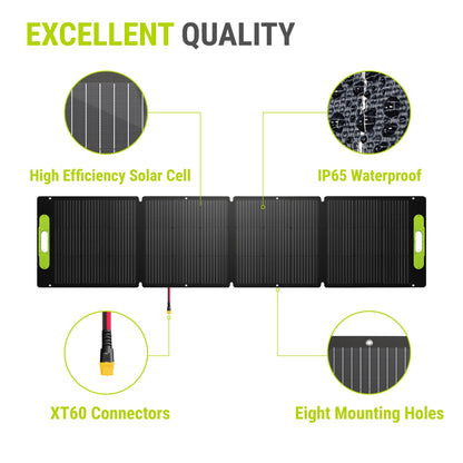 Newpowa 200W Portable Solar Panel Kit with Adjustable Kickstand Case,200Watt 12Volt Foldable Panel+20A MPPT Controller+20FT Controller Cable+20ft 12AWG