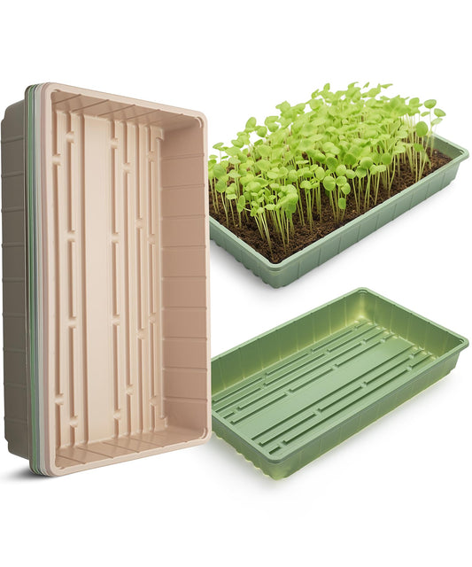 Mr. Pen-Plastic Growing Trays, 5 Pack, Plant Tray, Seed Tray, Propagation Tray