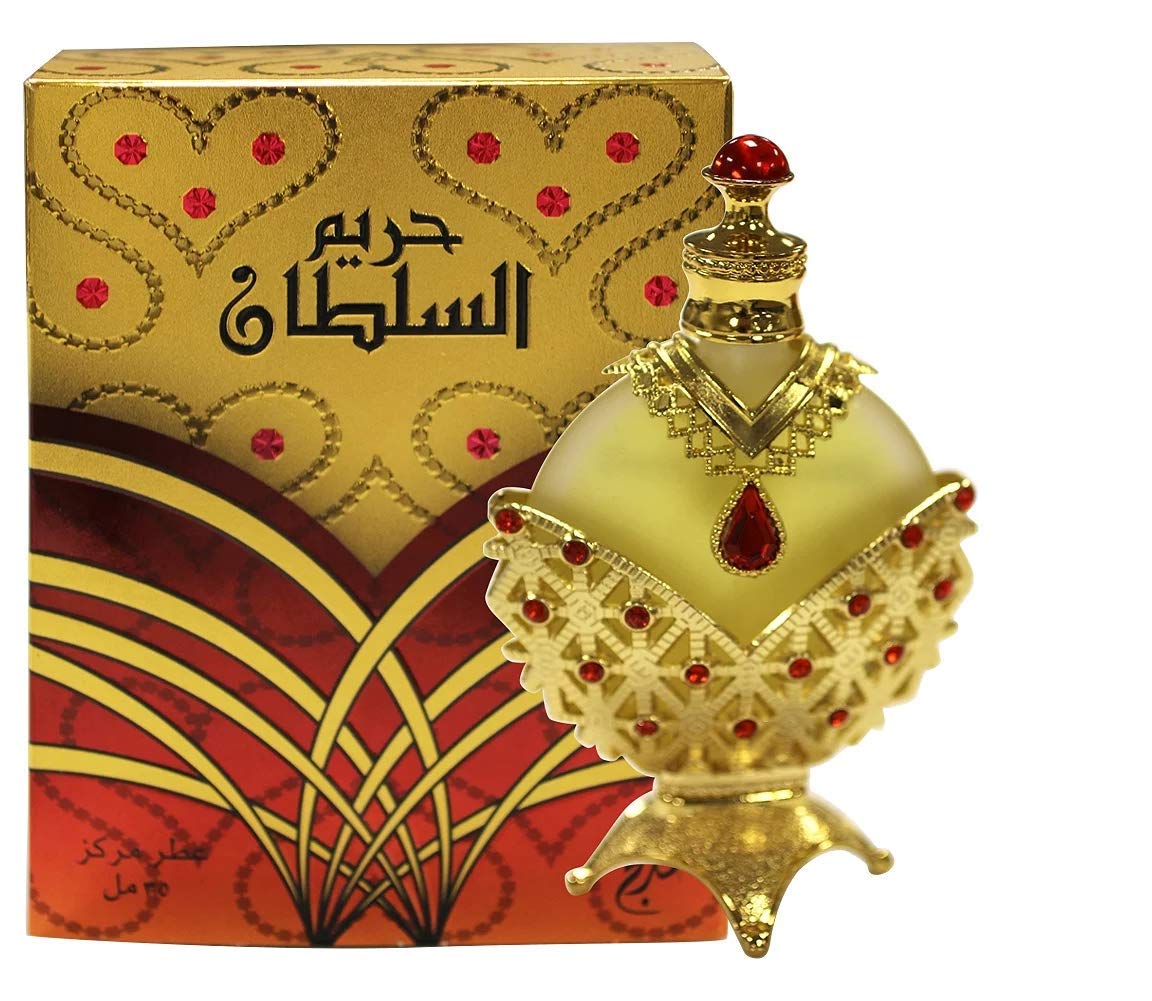 KHADLAJ PERFUMES Hareem Al Sultan Gold Concentrated Perfume Oil for Unisex, 1.18 Ounce