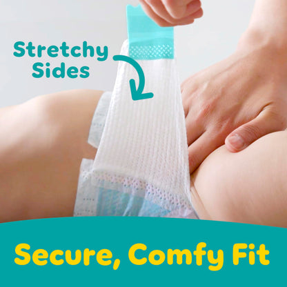 Pampers Diapers - Baby Dry - Size 1, 120 Count, Absorbent Disposable Infant Diaper (Packaging May Vary)