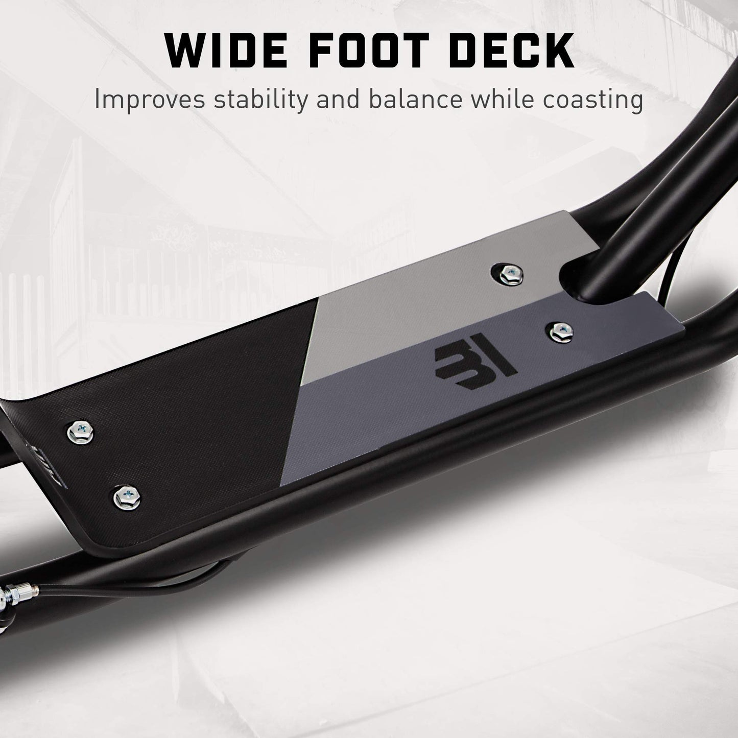 Mongoose Trace Air Non-Electric Scooter for Youth Boys Girls Age 8+ Year Old, Max Weight 220 lbs., 12-Inch Air Tires, BMX-Style Handlebar, Wide Foot Deck, Black