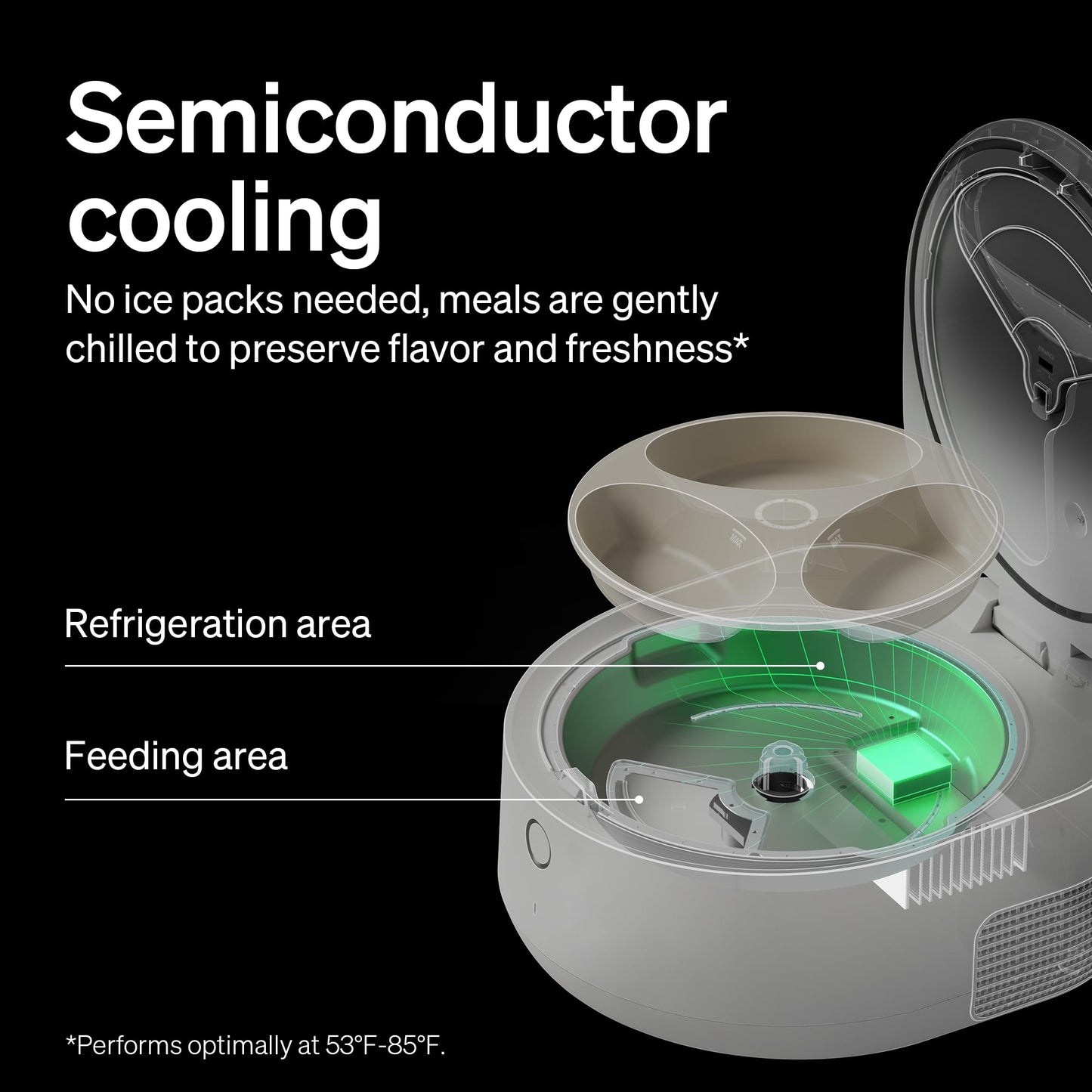 PETLIBRO Automatic Cat Feeder Wet Food Refrigerated New Upgraded APP Control,3 Days Freshness 3 Meals,Semiconductor Cooling&Quick Chills Wet Food Dispenser,Polar WiFi Timed Auto Pet Feeder for Cat Dog