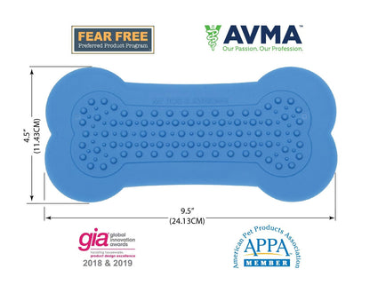 Lick Lick Pad Dog Accessories | Pet Shower Attachment | Dog Peanut Butter Lick Pad | Dog Bathing Station | Dog Bathing Supplies | Veterinarian Used | Suction to Wall | Large