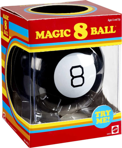 Mattel Games Magic 8 Ball Kids Toy, Retro-Themed Novelty Fortune Teller, Ask a Question & Turn Over for Answer (Amazon Exclusive)