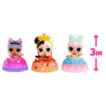 LOL Surprise Mix & Make Birthday Cake Tots with Collectible Doll, DIY Cake Dress, Cake Making and Decorating, Ingredients and Glitter Sprinkles, Cake Dress Doll- Great Gift for Girls Age 3+