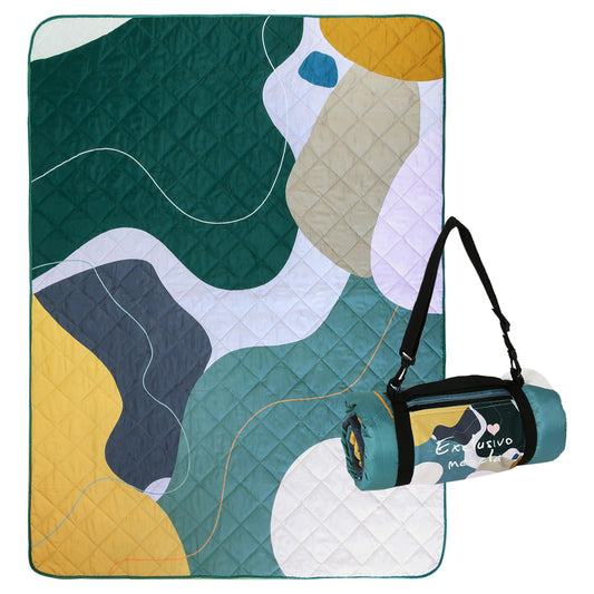 Exclusivo Mezcla Waterproof Picnic Blankets 3-Layer 60x80 INCH Large Sandproof Beach Blanket Foldable Outdoor Blanket for Camping on Grass Picnic Mat